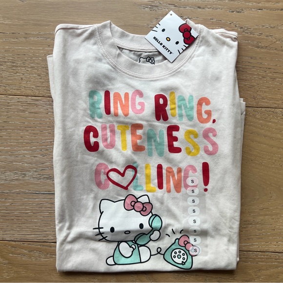 Tops - Hello Kitty Ring Cuteness Calling T-Shirt